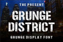 Grunge District - Bold Grunge Font