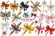 Brushstroke Pencil Bow Clipart PNG, a Transportation Illustration by SinaCreation (Thumbnail 1 of 9)