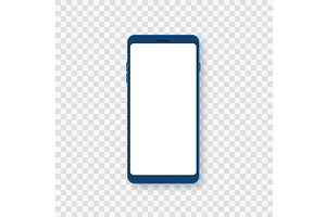 Blue smartphone, a Texture Illustration by Vector Creator