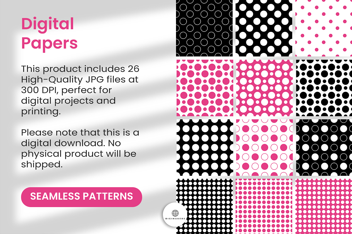 Polka Dot Seamless Pattern, a Pattern Graphic by Nina Shaw (Photo 3 of 10)