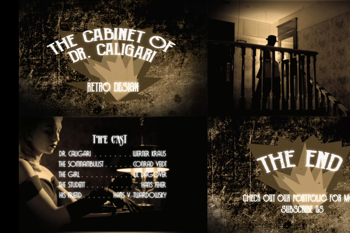 Dr. Caligari Scene for Premiere Pro, a Templates & Theme by FlashFXbox (Photo 1 of 2)