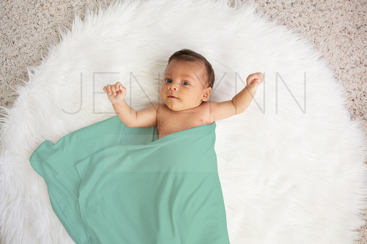 Stretch Jersey Blanket Mockup #BL11, a Product Mockup by JENLYNN Stock Shop (Photo 4 of 5)