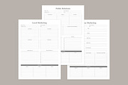 Marketing Planning Pages Set V-02, a Stationery Template by shahsoft (Thumbnail 3 of 3)