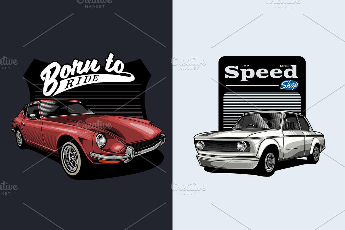 Ultimate Cars Collection, a Transportation Illustration by The BolzStudio (Photo 11 of 50)
