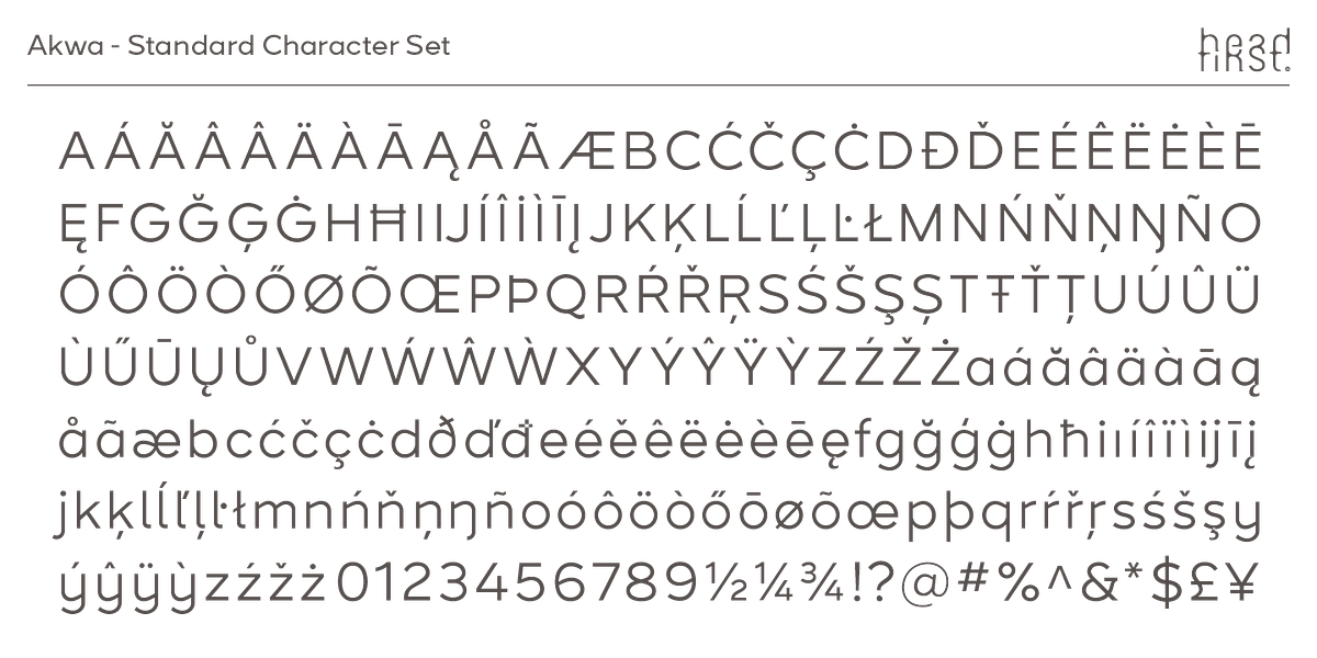 Akwa, a Sans Serif Font by HeadFirst (Photo 9 of 15)