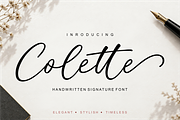 Colette Modern Script, a Handwritten Font by Raffa Creative (Thumbnail 1 of 5)