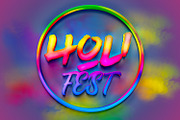 Rainbow Colors Photoshop Text Effect, a Layer Style Add-On by angelicafx (Thumbnail 7 of 7)