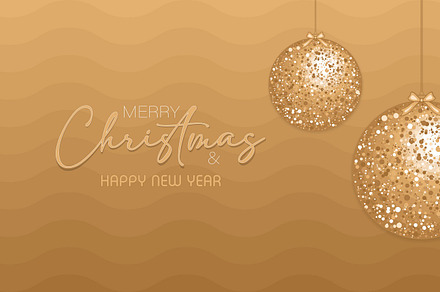 Merry Christmas greeting card