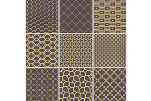 Set of Geometric Modern Vector, a Pattern Graphic by FineArtStudio