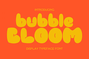 Bubble Bloom - Display Font