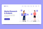 Landing Page Illustration, a Templates & Theme by anamwp (Thumbnail 1 of 2)
