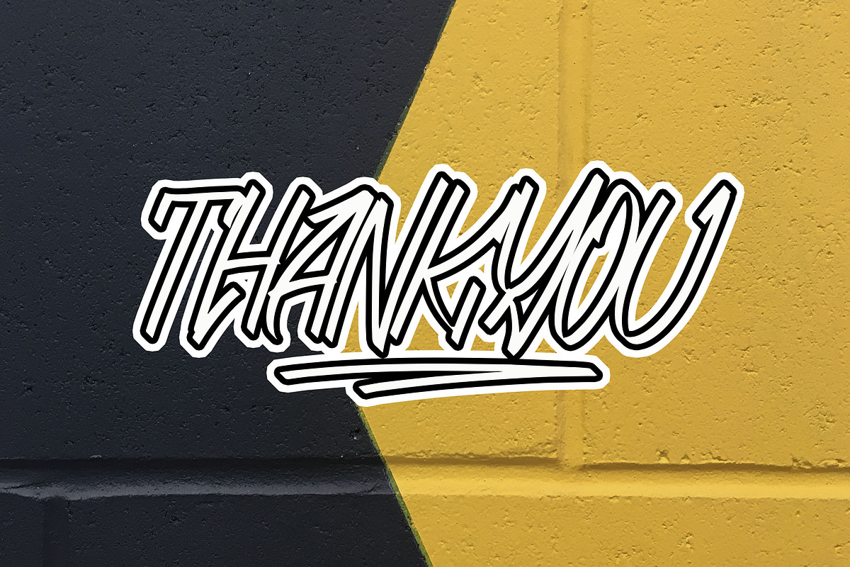 AMEKO Bold Brush Font, a Handwritten Font by NTC Graphic (Photo 9 of 9)