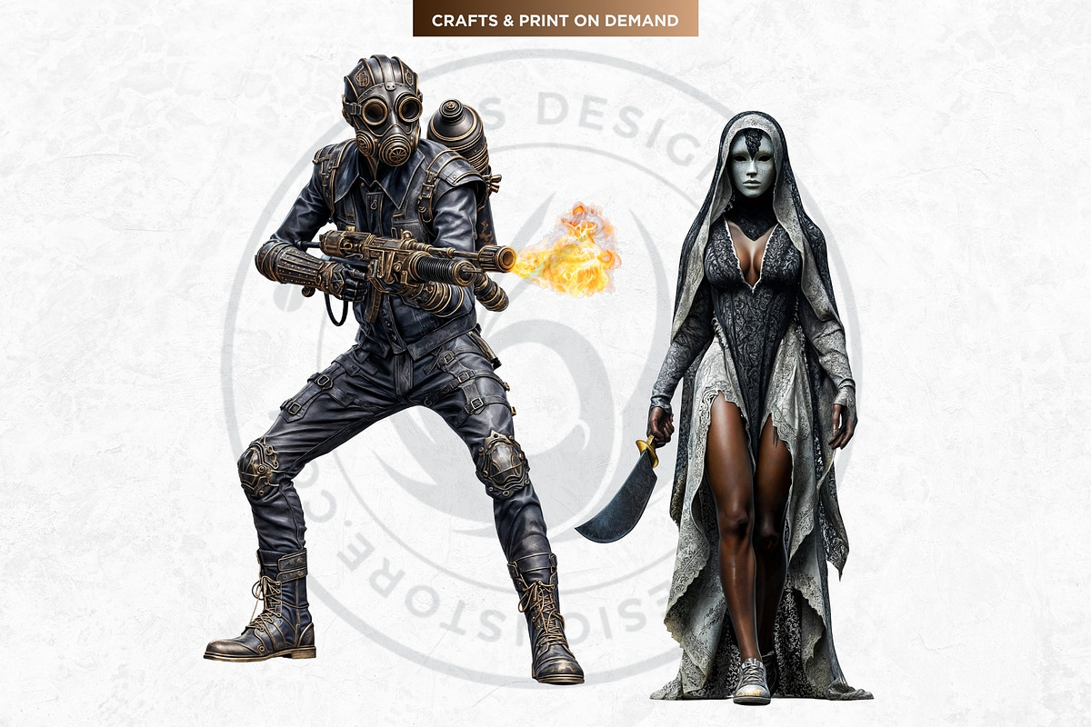 Slasher Movie Villains Cliparts