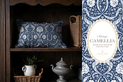 Arts & Crafts Floral Patterns Cobalt, a Pattern Graphic by Eclectic Anthology (Thumbnail 9 of 10)