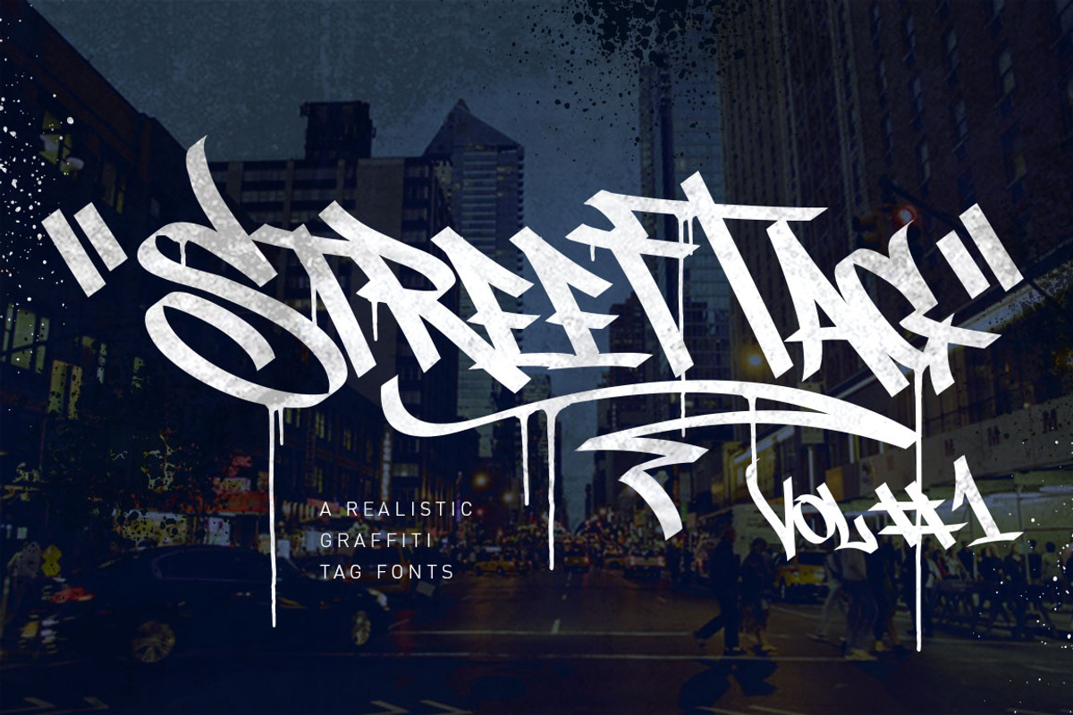 Graffiti Inspired | Street Tag Vol1, a Handwritten Font by tomatstudio (Photo 1 of 9)