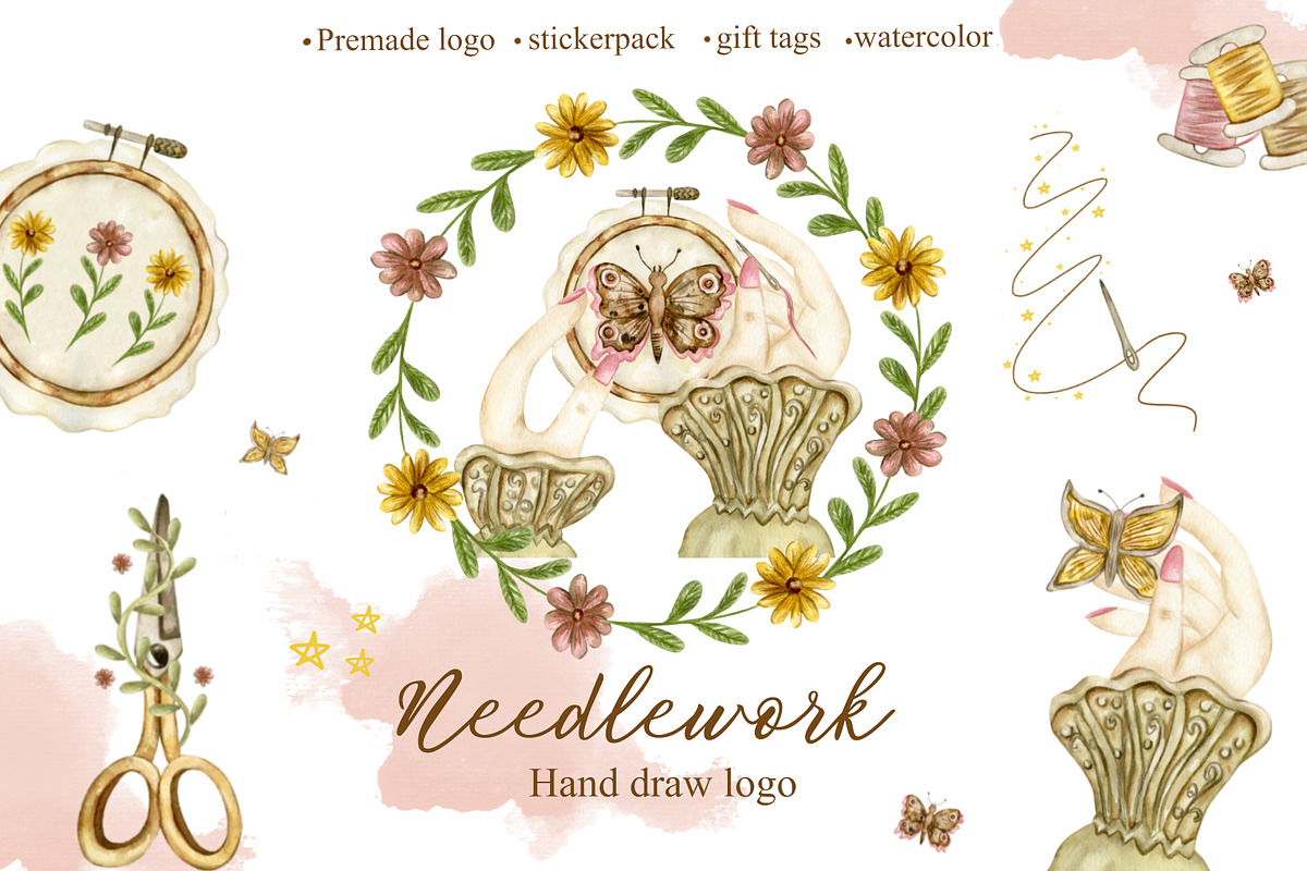 Needlework & Embroidery collection, an Illustration by KolibriDesign (Photo 1 of 15)