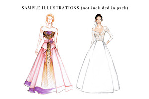 Sale- Female Fashion Croquis Bundle