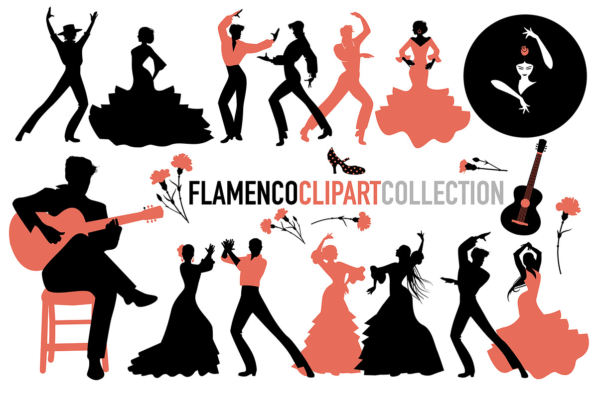 Great Clipart Dancing Collection, an Illustration by La Inspiratriz (Photo 7 of 7)