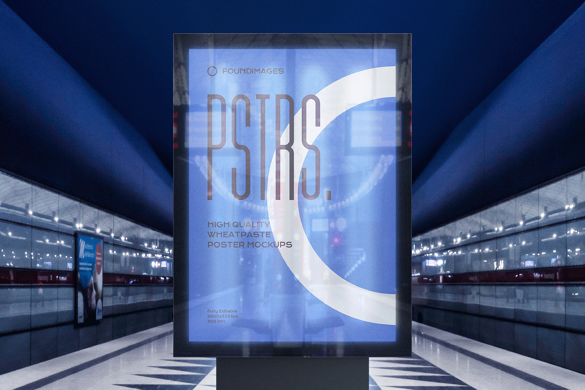 Poster outdoor indoor mockup bundle, an Advertising Mockup by FoundImages (Photo 9 of 64)