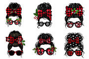 Messy bun clip-art, an Illustration by CreationArt (Thumbnail 2 of 5)
