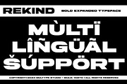 Rekind Expanded Font, a Sans Serif Font by Multype Studio (Thumbnail 13 of 14)