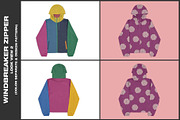Windbreaker Zipper - Mockup, a Hoody Mockup by DaldSgh (Thumbnail 5 of 13)