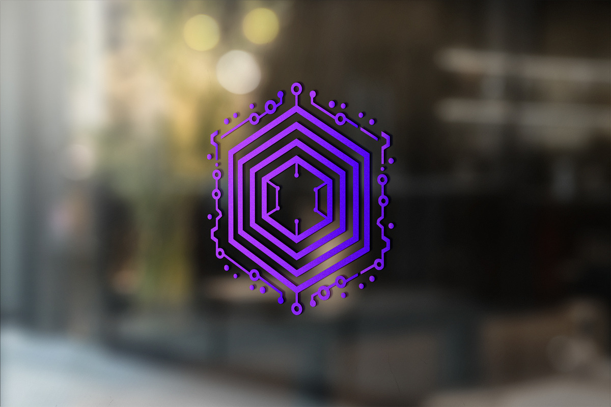Minimal Hexagonal Tech Circuit Logo, a Branding & Logo Template by Vectorium Studio (Photo 7 of 9)