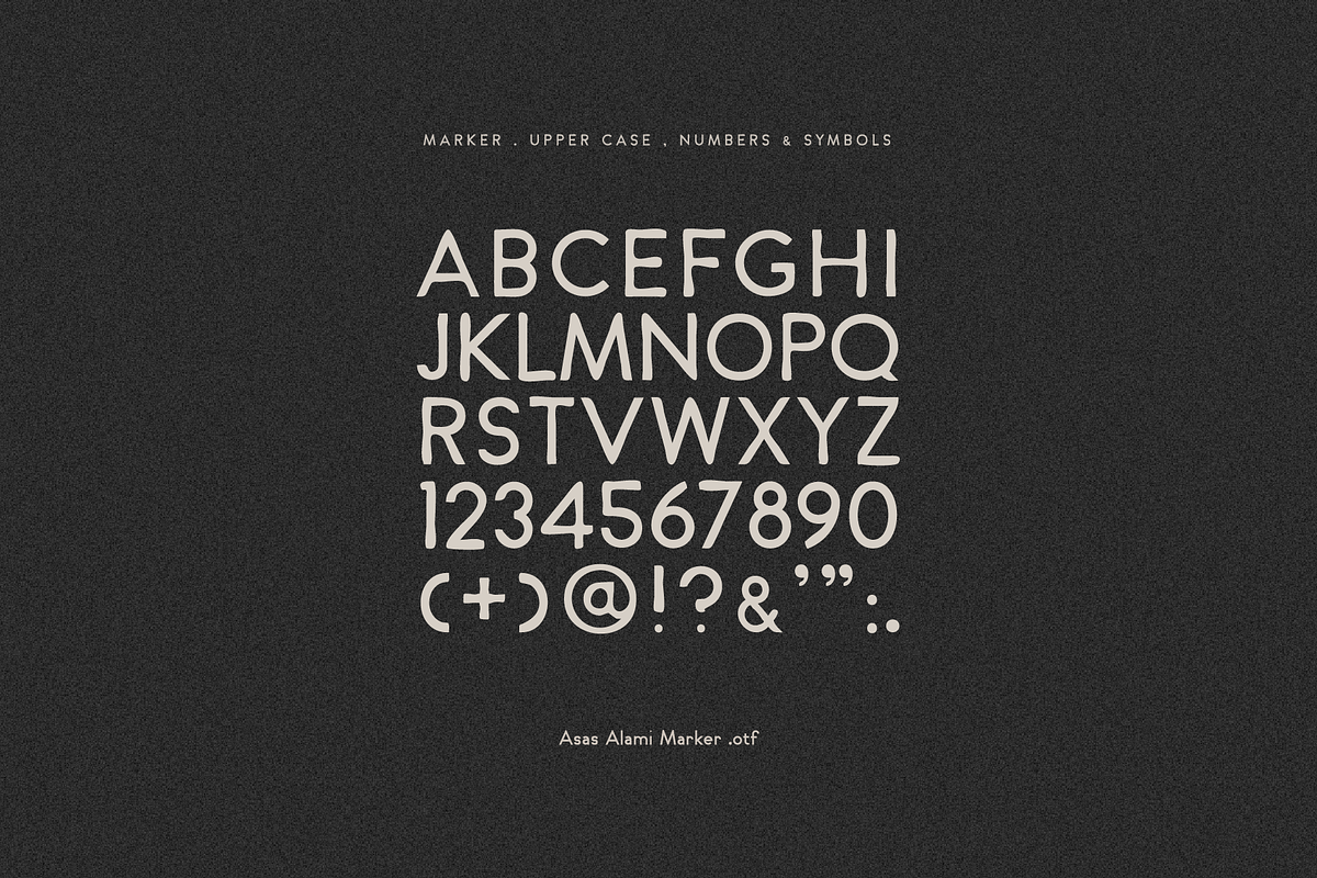 Asas Alami Sans Serif, a Sans Serif Font by Maybe This Color (Photo 5 of 7)