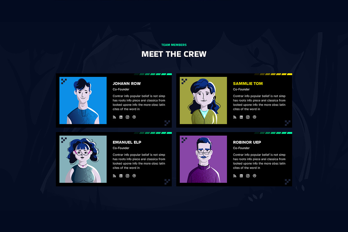 NFT Landing Page Figma Template, a Landing Page Template by CodexCoder Themes (Photo 5 of 8)