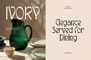 Exotisal - Botanical Display Font, a Serif Font by Imoodev (Thumbnail 2 of 6)