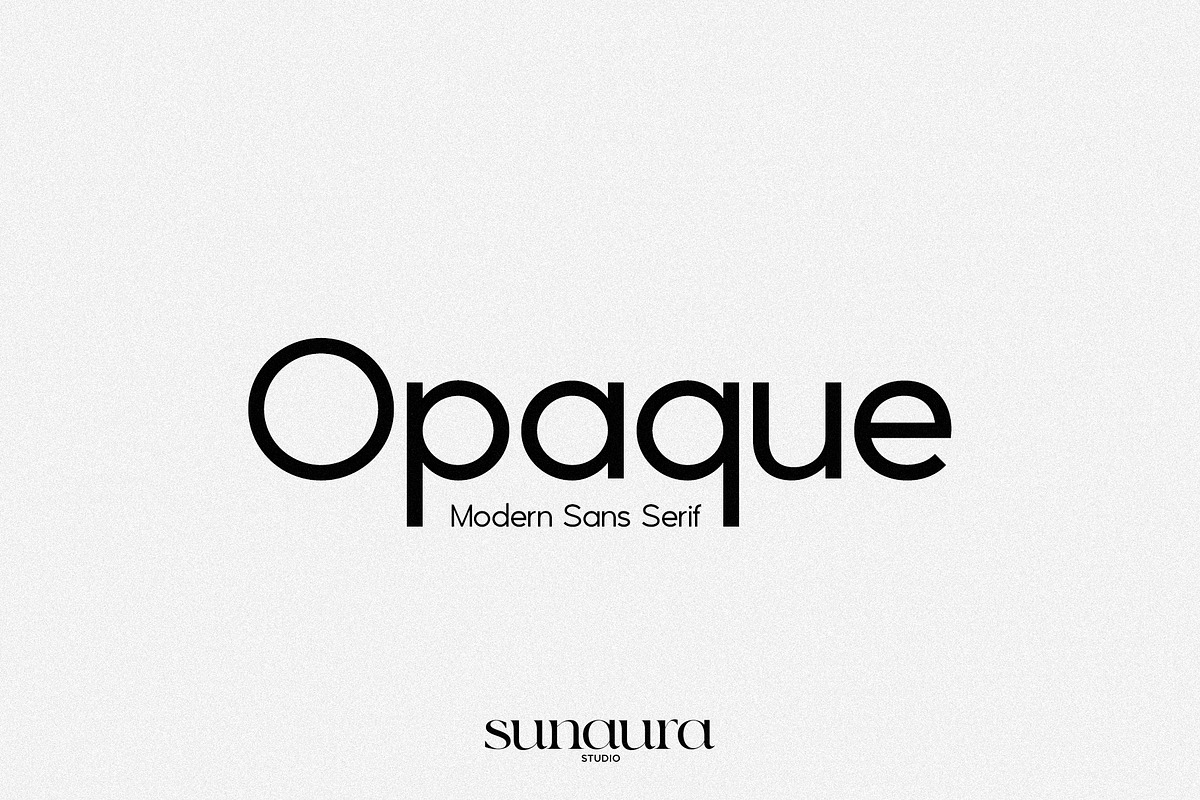 Opaque - Modern Sans Serif, a Sans Serif Font by Schrifted Type (Photo 1 of 8)