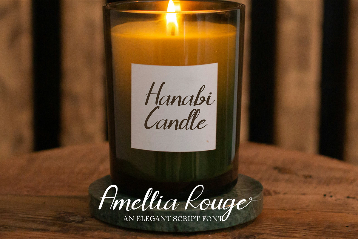 Amellia Rouge – Beauty Script, a Handwritten Font by Indotype Foundry (Photo 9 of 10)