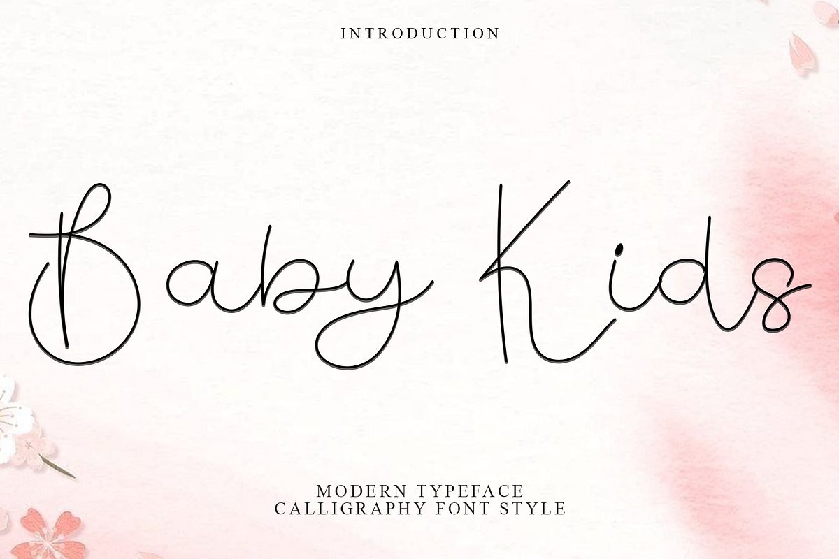 Baby Kids, a Handwritten Font by FreshTypeINK (Photo 1 of 8)