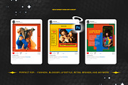 Retro Festfas Instagram | Photoshop, a Social Media Template by Azruca (Thumbnail 5 of 6)