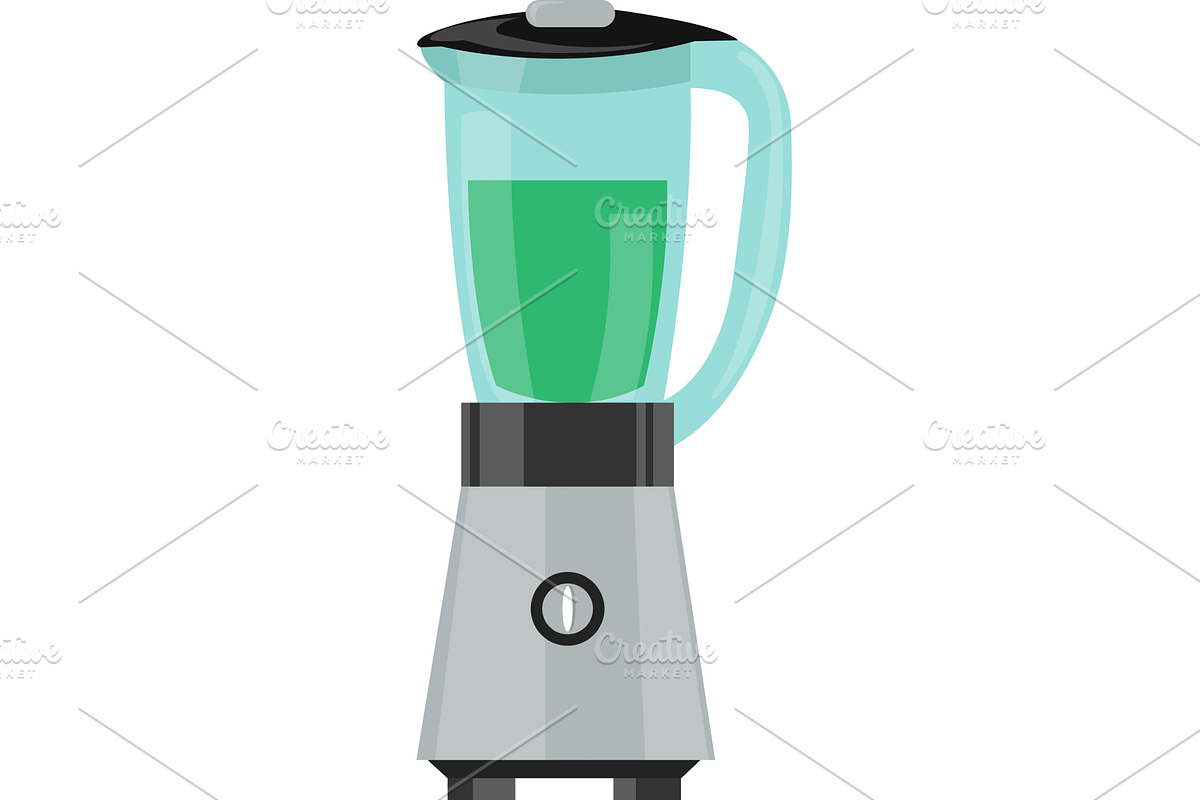 Blender with freshly squeezed juice, a Food Illustration by Sky Pics Studio