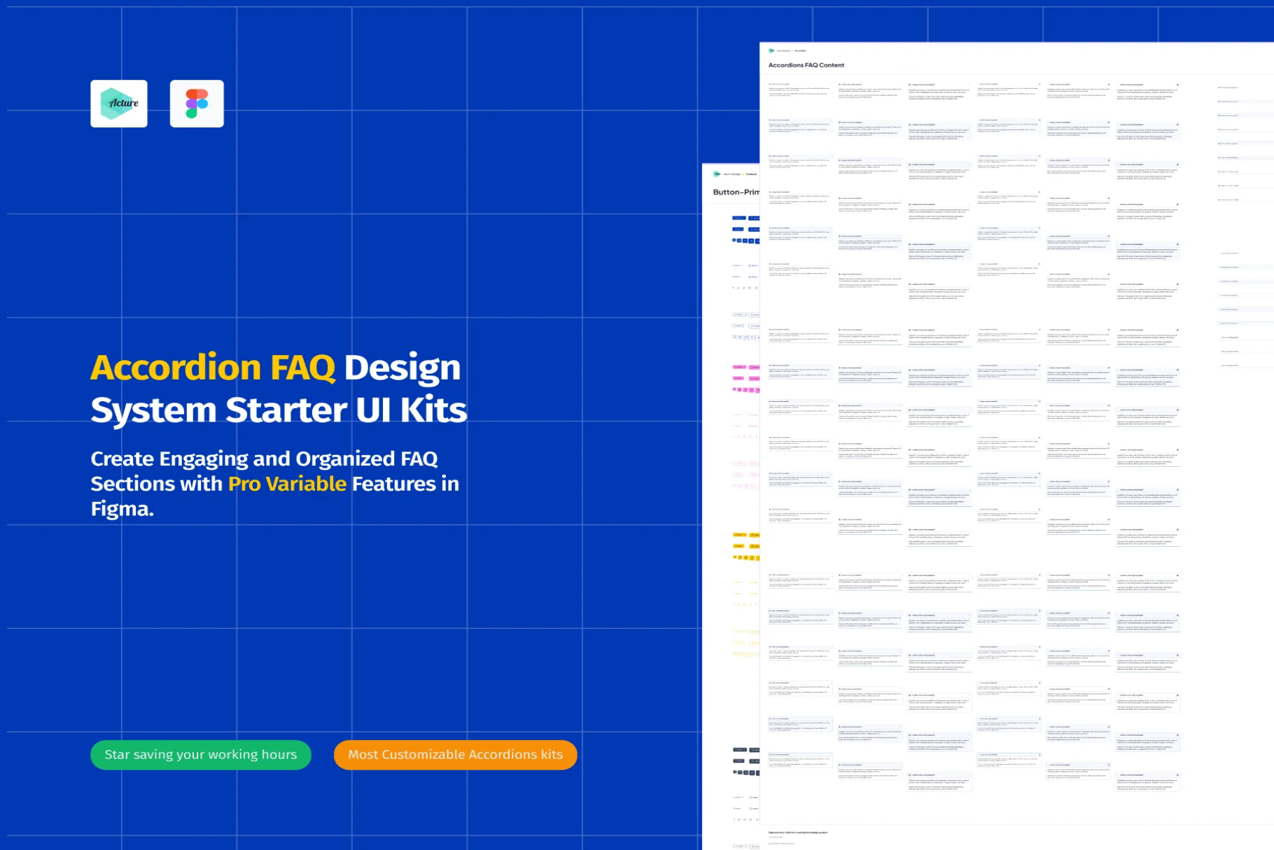Accordion FAQ Design System Starter, an UI Kit Template by Creative ...