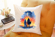 Christmas Nativity Watercolor Clipar, an Illustration by Sublimation Artist (Thumbnail 6 of 6)