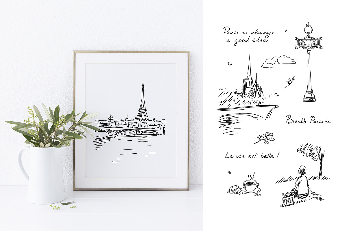 Paris Sketches, an Illustration by Redchocolate (Photo 6 of 8)