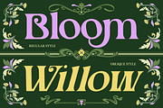 Sanridge - Art Nouveau Typeface, a Serif Font by Artisan Themes (Thumbnail 4 of 11)