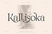 Kallisoka Modern Elegant Serif, a Serif Font by Creatype Studio (Thumbnail 1 of 9)