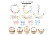 Silly Goose Spring Watercolor, an Illustration by CharmClipArt (Thumbnail 7 of 9)