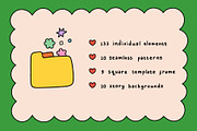 Bloom! - Retro Floral Collection, a Background Graphic by cocomomo (Thumbnail 2 of 11)