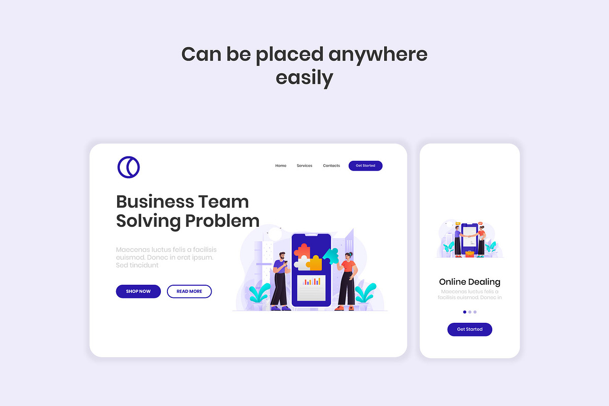 Business Illustration Bundle, a Templates & Theme by Triangle Squad (Photo 2 of 12)