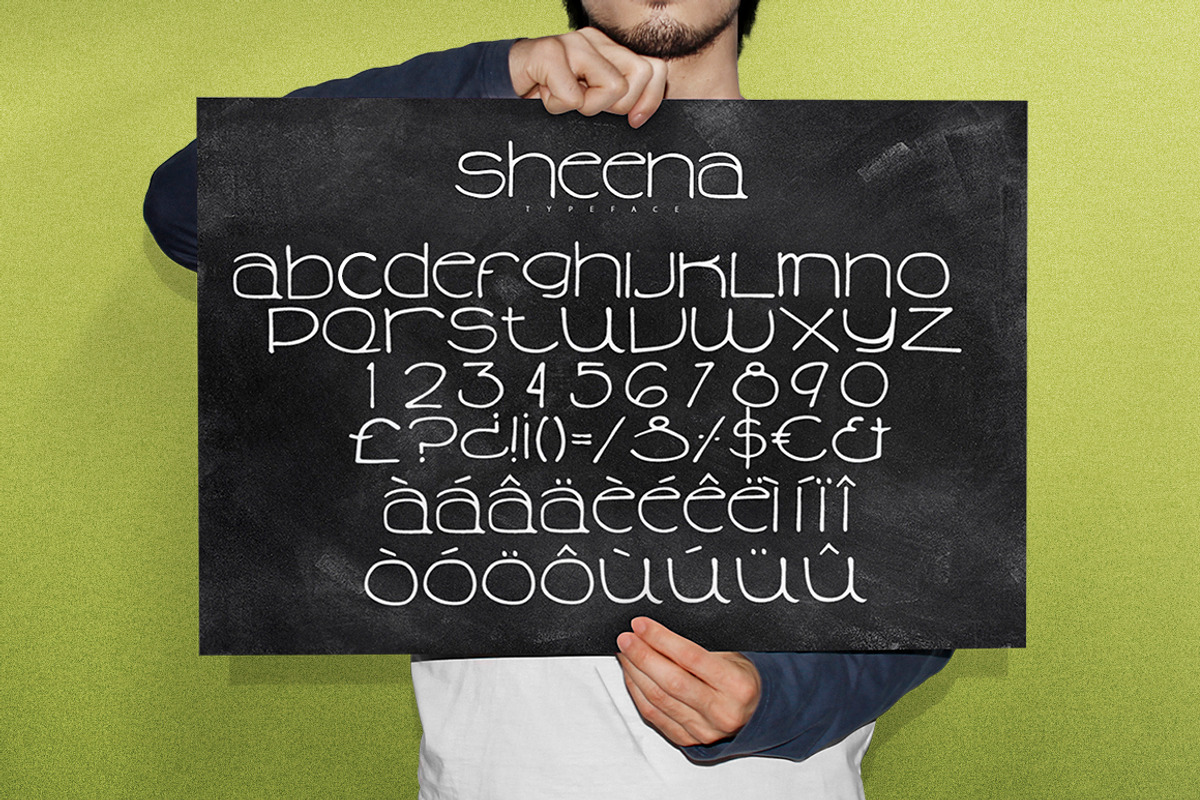 Sheena Typeface preview 4