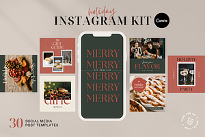 Canva Instagram Kit Holiday