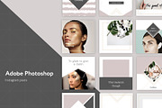 BEAUTY - instagram template + BONUS, a Social Media Template by Digital Breath templates (Thumbnail 2 of 6)