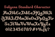 Sakyena - Modern Islamic Font, a Script Font by TypeClassHeroes (Thumbnail 2 of 8)