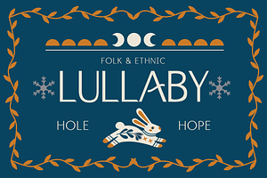 Lullaby | Display Typeface Font