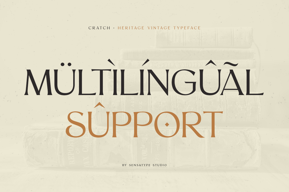 CRATCH - Heritage Vintage Typeface, a Serif Font by Sensatype (Photo 16 of 23)