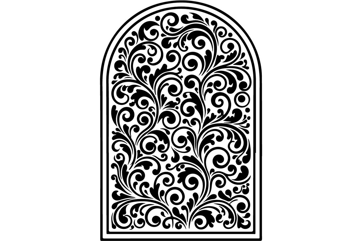 Decorative Arch Window Vector Set, a Decorative Illustration by Designer_Momina (Photo 18 of 21)